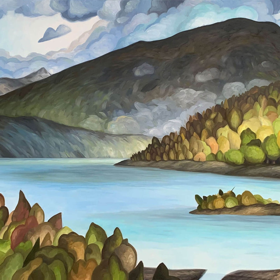 Port Moody Inlet | West Coast Oil Paintings Vancouver Artist | Sam's ...